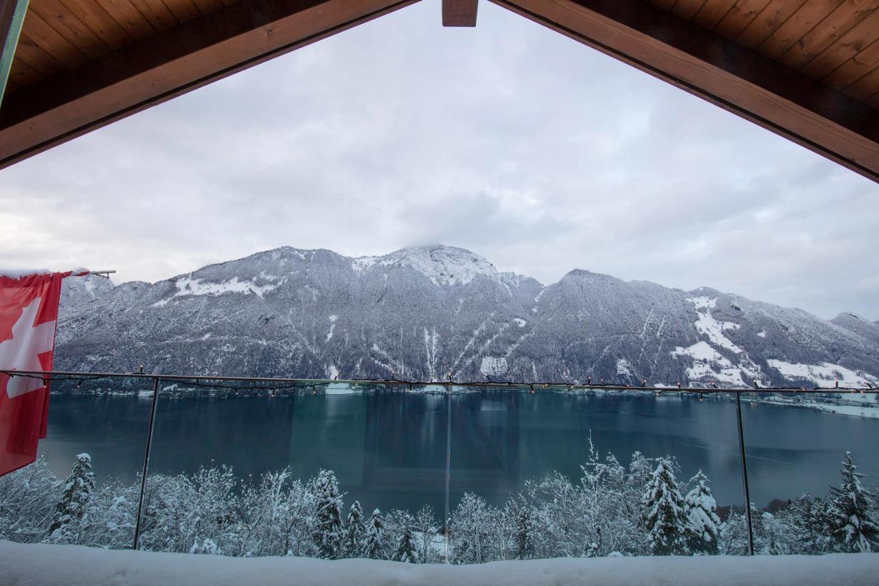 Exklusives Chalet Mit Traumhafter See- Und Bergsicht Seelisberg Exterior photo
